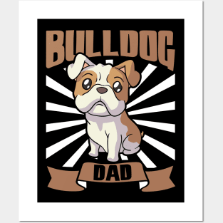 Bulldog Dad - Bulldog Posters and Art